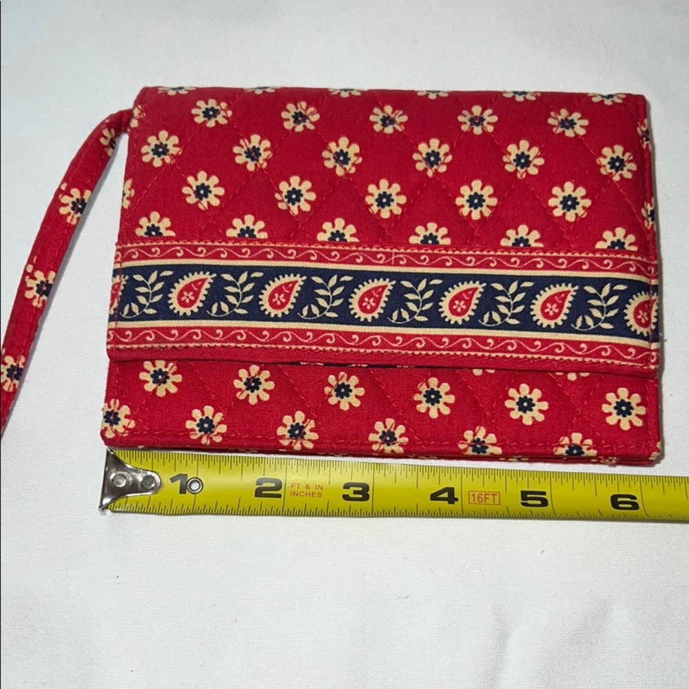Vera Bradley Red Floral Clutch